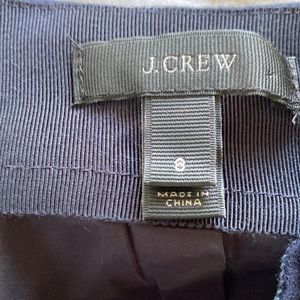 Jcrew navy blue scallop hem skirt size 8